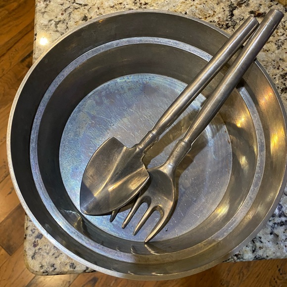 Crabtree & Evelyn Dining Vintage Crabtree And Evelyn Metal Salad